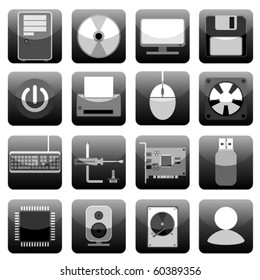 Computer icon set