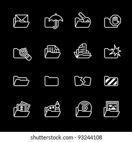 computer icon set