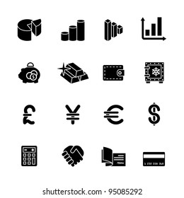 Computer Icon Set Stock Vector (Royalty Free) 95085292 | Shutterstock