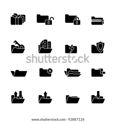 computer icon set