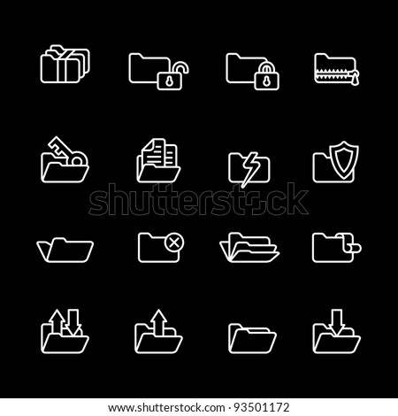 computer icon set