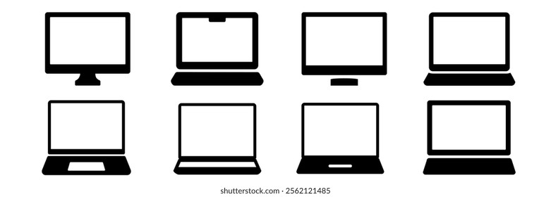 Computer icon set. Computer icons	