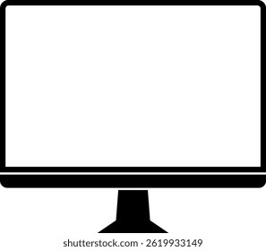 Computer icon set. monitor screen symbol. Digital device sign. Responsive web design