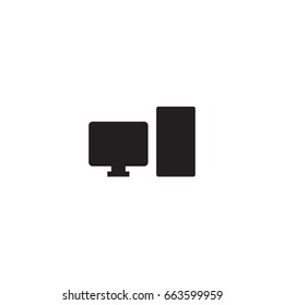 computer icon. sign design