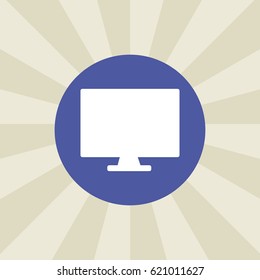 computer icon. sign design. background