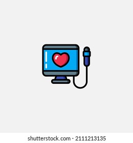 Computer icon sign vector,Symbol, logo illustration for web and mobile