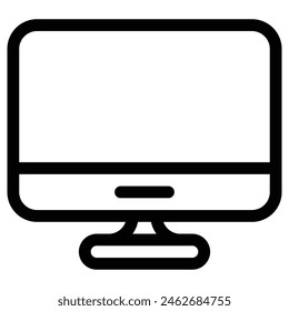 computer icon, simple vector design