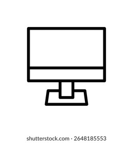 Computer icon symbol for apps and websites. computer monitor sign and symbol