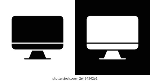 Computer icon symbol collection. Flat vector stock illustration.