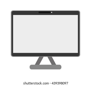 Computer icon. Technology design. vector graphic