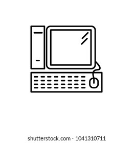 computer icon vector