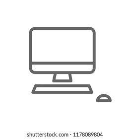 computer icon vector