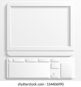 computer icon vector