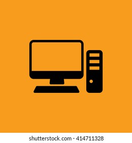 Computer icon vector