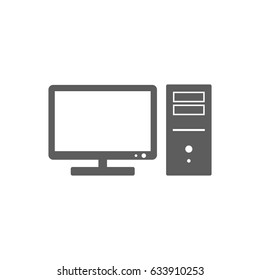 Computer icon vector