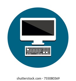 computer icon vector