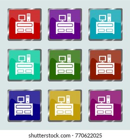 computer icon vector