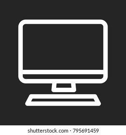 Computer icon vector