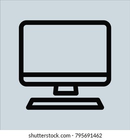 Computer icon vector