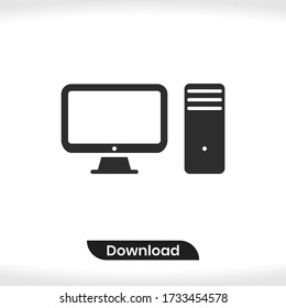 Computer icon Vector eps 10