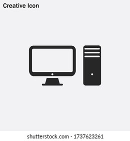 Computer icon Vector eps 10
