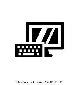 Computer icon. Vector EPS file.