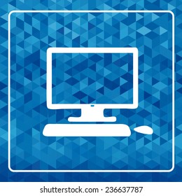 computer icon. vector illustration