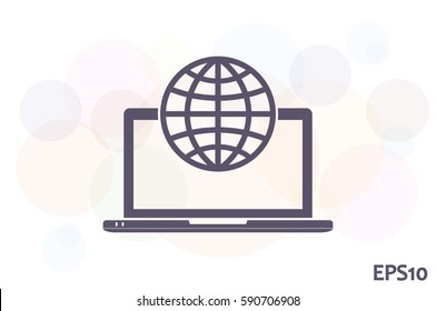 Computer icon vector illustration.