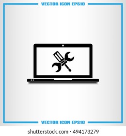 Computer icon vector illustration eps10.