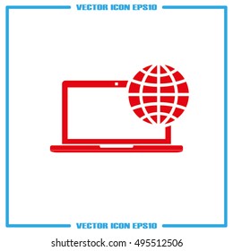 Computer icon vector illustration eps10.