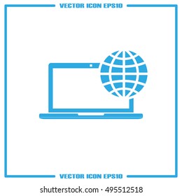 Computer icon vector illustration eps10.