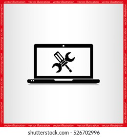 Computer icon vector illustration eps10.