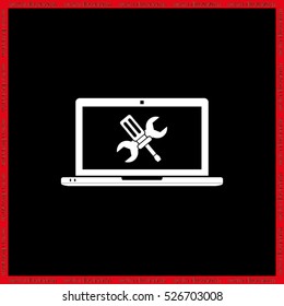 Computer icon vector illustration eps10.