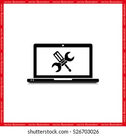 Computer icon vector illustration eps10.