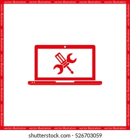 Computer icon vector illustration eps10.