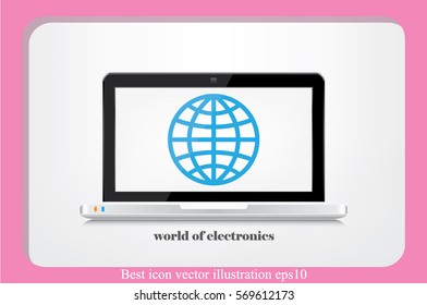 Computer icon vector illustration eps10.