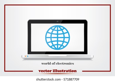 Computer icon vector illustration eps10.