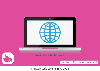 Computer icon vector illustration eps10.