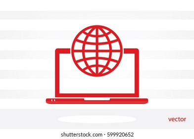 Computer icon vector illustration eps10.