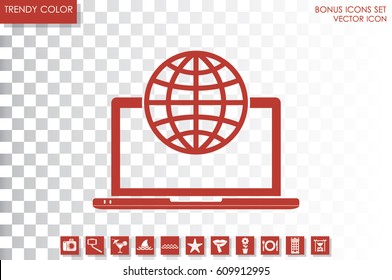 Computer icon vector illustration eps10.