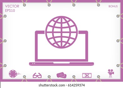 Computer icon vector illustration eps10.