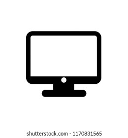 Computer icon, vector illustration. Flat design style. vector computer icon illustration isolated on white background, computer icon Eps10. computer icons graphic design vector symbols.