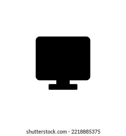Computer icon vector illustration. computer monitor sign and symbol
