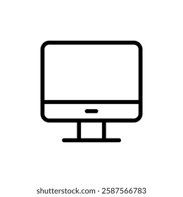 Computer icon vector illustration. computer monitor sign and symbol