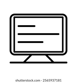 computer icon . vector illustration, pictogram isolated on white background. color editable