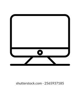 computer icon . vector illustration, pictogram isolated on white background. color editable