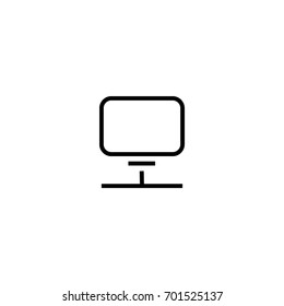 Computer icon vector line
