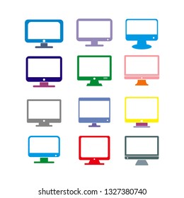 Computer Icon Vector Set