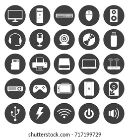 Computer Icon Vector Set