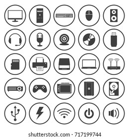 Computer Icon Vector Set